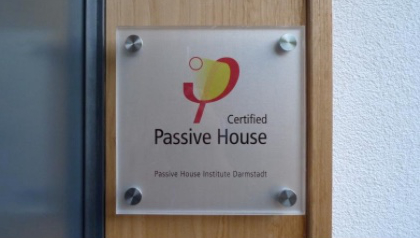 Passivhaus Certification Plaque