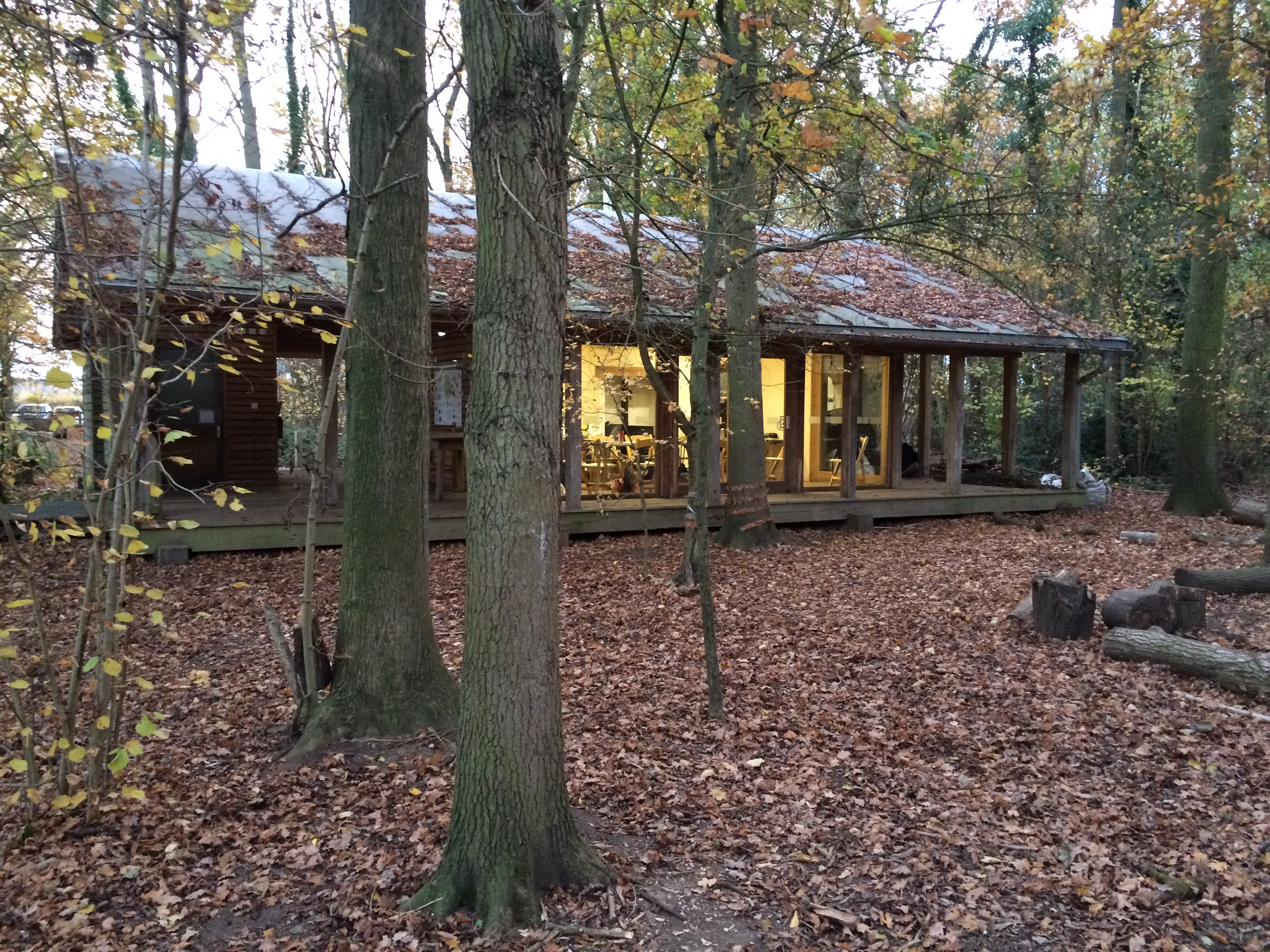 Bradfield Woods Education Centre: blending into the woods